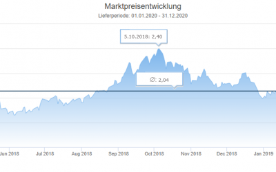 Energiemarkt 12-Monatsrückblick vom 30.April 2019